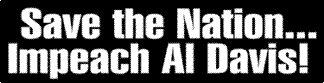 Impeach Al Davis - Bumper Sticker